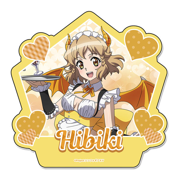 戦姫絶唱シンフォギアXV 描き下ろし ステッカー 立花響 小悪魔ウェイトレス[シーズナルプランツ]