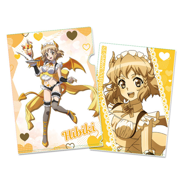 戦姫絶唱シンフォギアXV 描き下ろし クリアファイル 立花響 小悪魔ウェイトレス[シーズナルプランツ]