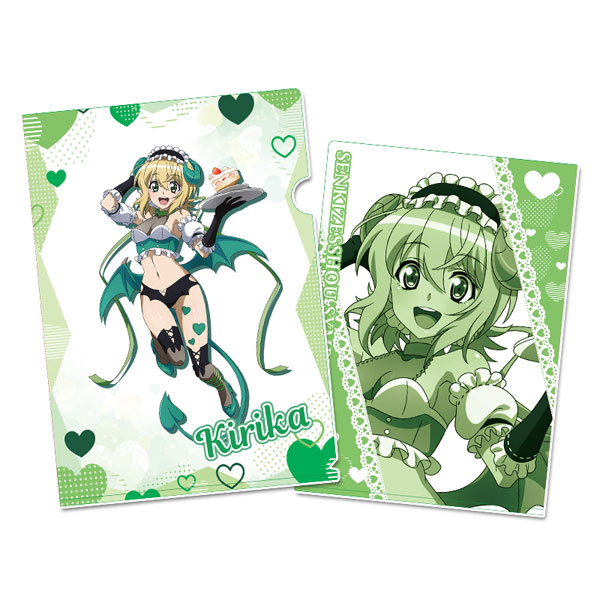 重装戦姫 ファイナルギア サイン色紙 戦姫絶唱シンフォギアXV 描き下ろし クリアファイル 暁切歌 小