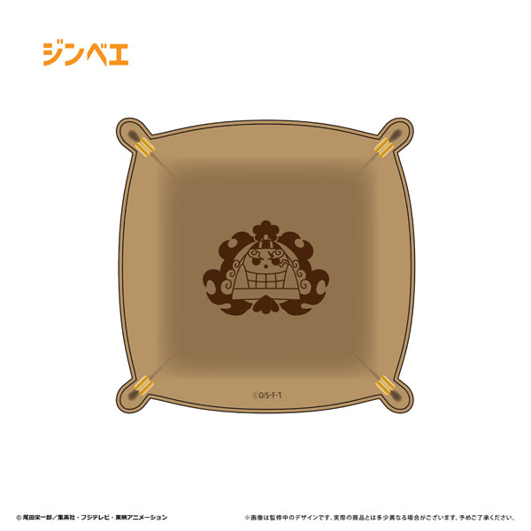 ONE PIECE レザースクエアトレー vol.3 ジンベエ[タピオカ]