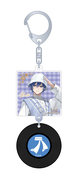 初音ミクシリーズ レコード風キーホルダー レジャフェス F KAITO[ムービック]