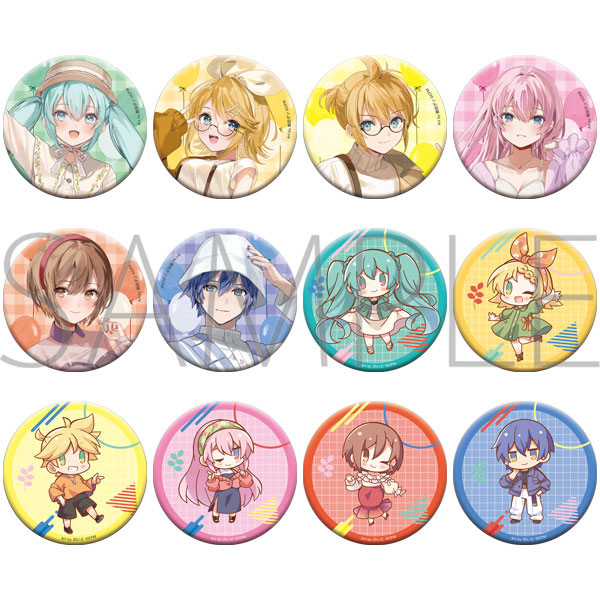 初音ミクシリーズ きらきら缶バッジコレクション レジャフェス 12個入りBOX[ムービック]《１０月予約》