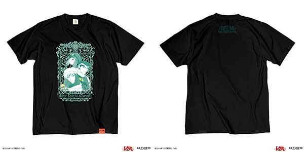 TVアニメ『魔法騎士レイアース』第2弾 デコラティブTシャツ 5(イーグル＆ジェオ＆ザズ) ブラック M[AIR TWOKYO]《在庫切れ》