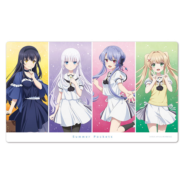 TVアニメ 『Summer Pockets』 キャラクターラバーマット しろは＆蒼＆鴎＆紬[アズメーカー]《０９月予約》