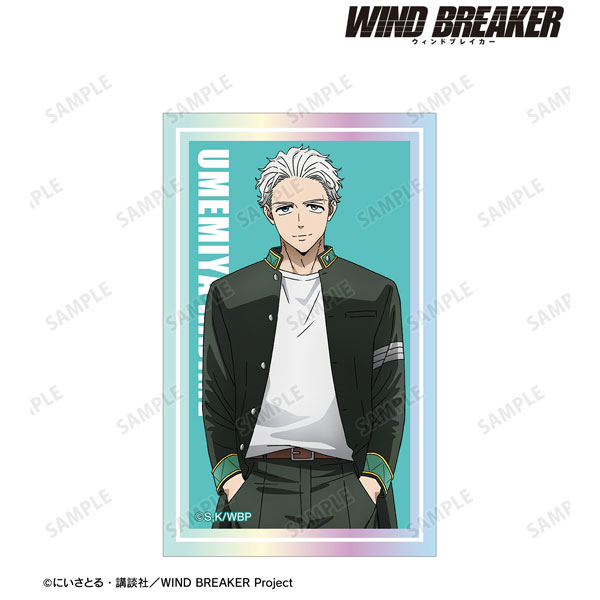 TVアニメ『WIND BREAKER』 梅宮一 オーロラカードステッカー[アルマビアンカ]