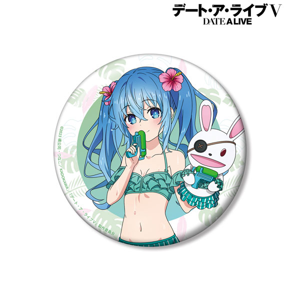 ファンタジア文庫 大感謝祭 デートアライブ 缶バッジ 四糸乃 アニメ「デート・ア・ライブV」 描き下ろし 四糸乃 デート・ア