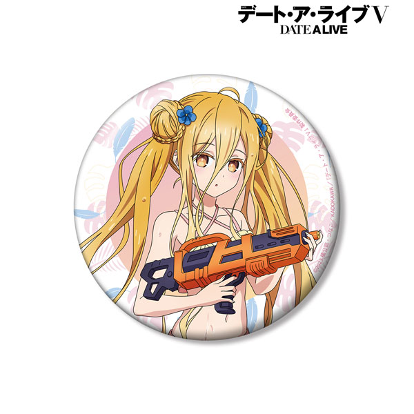デートアライブV 茶屋町フェス ガラポンくじ 缶バッジ 星宮六喰 ホログラム アニメ「デート・ア・ライブV」 描き下ろし 星宮六喰 デート・ア