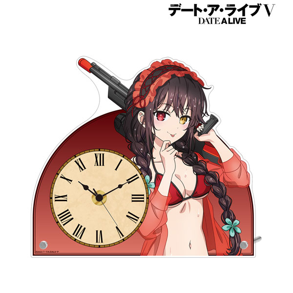 アニメ「デート・ア・ライブV」 描き下ろし 時崎狂三 デート・ア・バカンスver. アクリルスタンド時計[アルマビアンカ]《１１月予約》