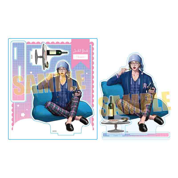 ジャンケットバンク　パジャマパーティー　レア　ホログラム　缶バッジ　村雨礼二 ジャンケットバンク 村雨礼二 缶バッジ サマーパーティver