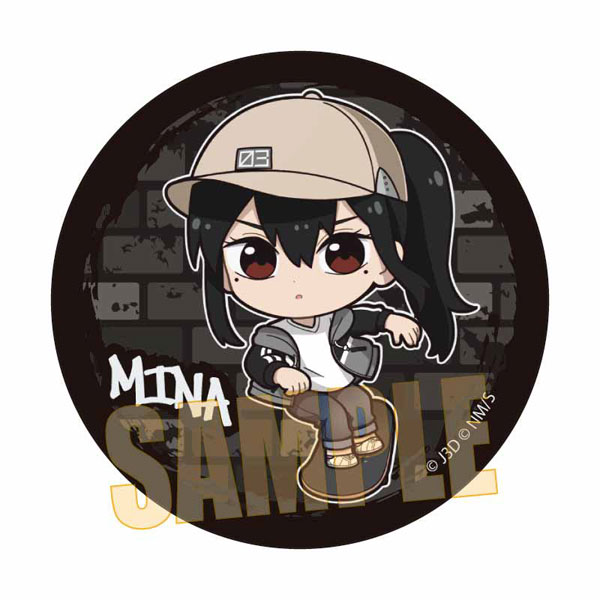 怪獣8号 缶バッジ 亜白ミナ スケーターver.[ベルハウス]《09月