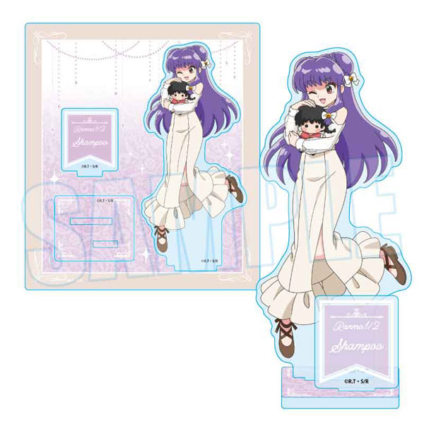 らんま1/2 アクリルスタンド シャンプー(ぬいぐるみといっしょ)[ベルハウス]《在庫切れ》