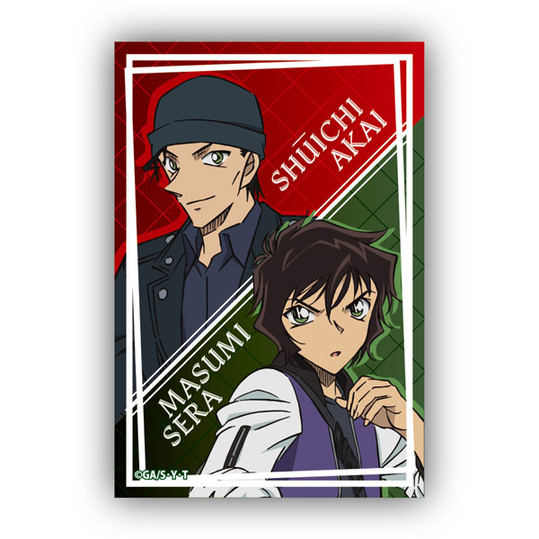 名探偵コナン スクエア型缶バッジVol.3 赤井秀一＆世良真純[ゼロジーアクト]