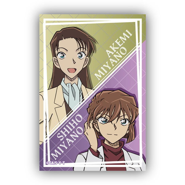 名探偵コナン スクエア型缶バッジVol.3 宮野志保＆宮野明美[ゼロジーアクト]