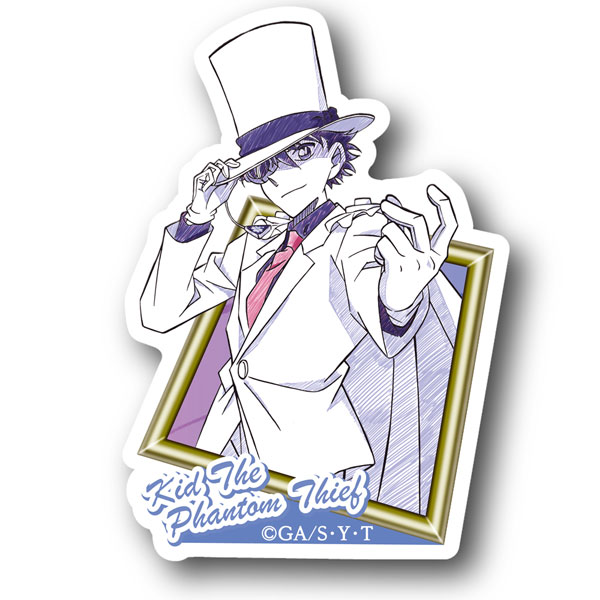 【最終値下げ】 名探偵コナン 公式アプリ 怪盗キッド オリジナルステッカー 名探偵コナン ペンシルアート ステッカーコレクションVol.3 怪盗
