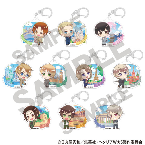 ヘタリア World★Stars トレーディングアクリルキーホルダー ちまにわ 10個入りBOX[クラックス]
