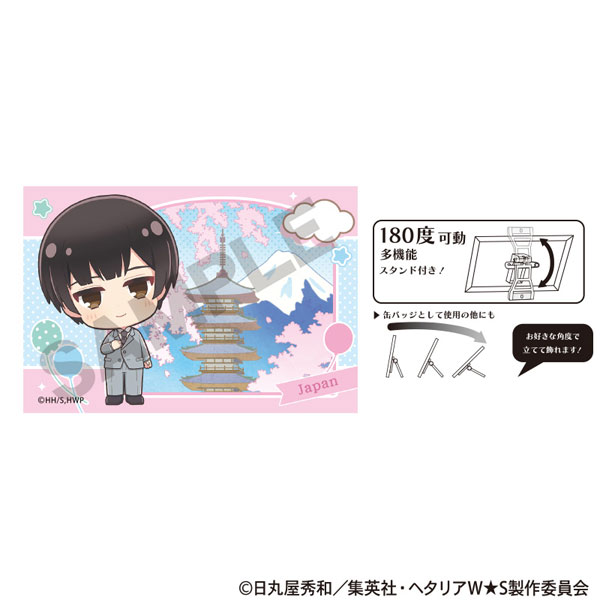 ヘタリア 日本 缶バッジ 11個 ヘタリア World☆Stars アート缶バッジ 日本 ちまにわ