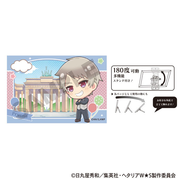 ヘタリア アニカプ 缶バッジ 日本 アメリカ イギリス プロイセン 他 ヘタリア アメリカ イギリス フランス 連合 アニアート 缶バッジ