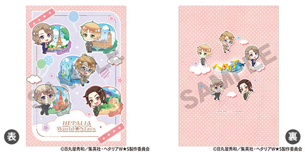 ヘタリア World★Stars シングルクリアファイル ピンク ちまにわ[クラックス]