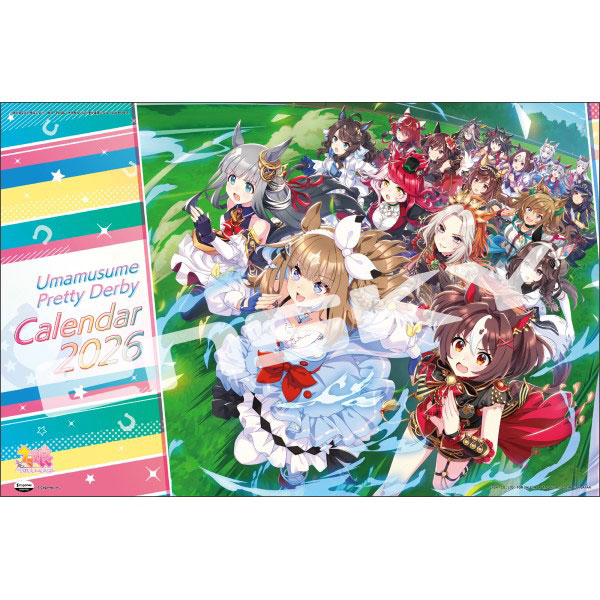 ウマ娘 プリティーダービー CL-041 2026年 壁掛けカレンダー[エンスカイ]