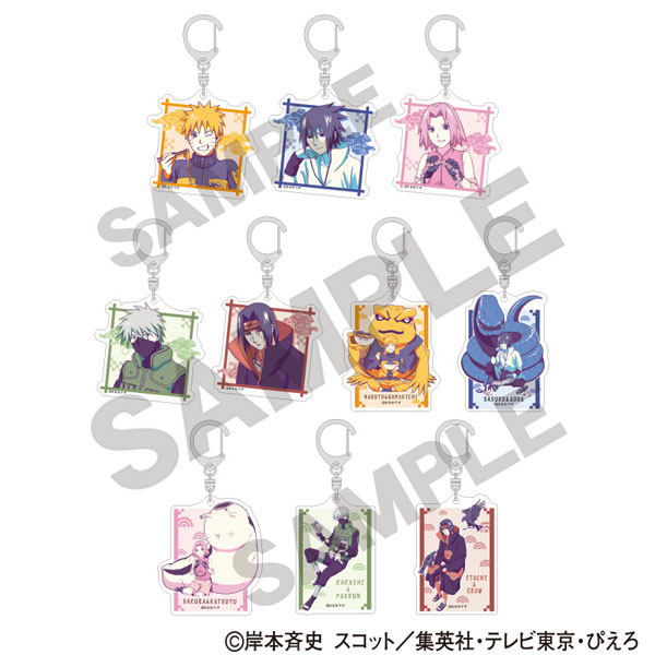 NARUTO-ナルト- 疾風伝 トレーディングアクリルキーホルダー ひと休み クラパレット 10個入りBOX[クラックス]《発売済・在庫品》