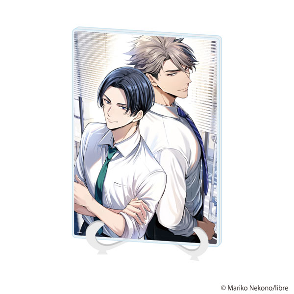 アクリルアートボード(A5サイズ)「猫野まりこ先生」01/「社会人
