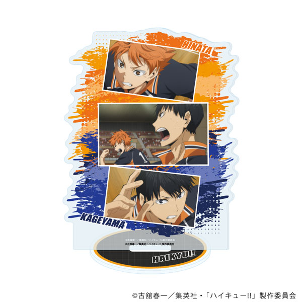 ハイキュー!! アクリルミラーパネル 日向翔陽 影山飛雄 アクリルスタンド「ハイキュー！！」05/日向翔陽・影山飛雄(場面写)[A3