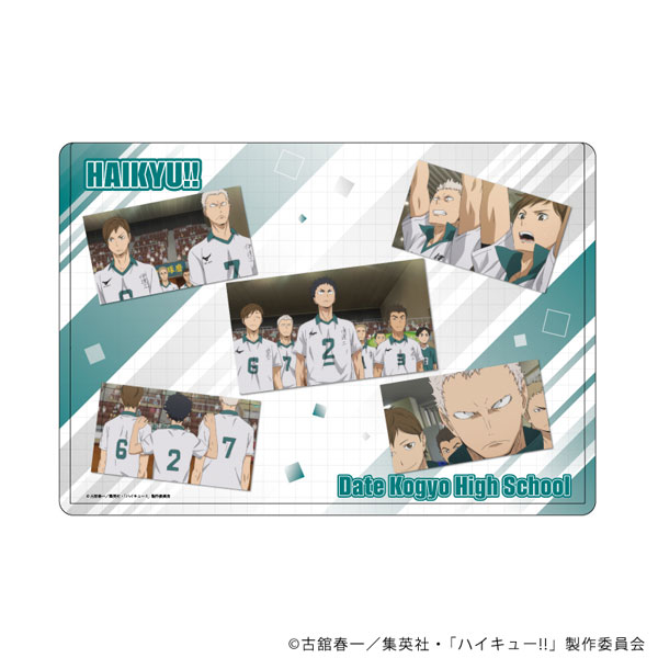 新品ケース 「ハイキュー‼︎」 1期〜4期＋劇場版＋α 全34巻 ☆豪華セット☆ キャラクリアケース「ハイキュー！！」09/音駒高校(場面写)[A3