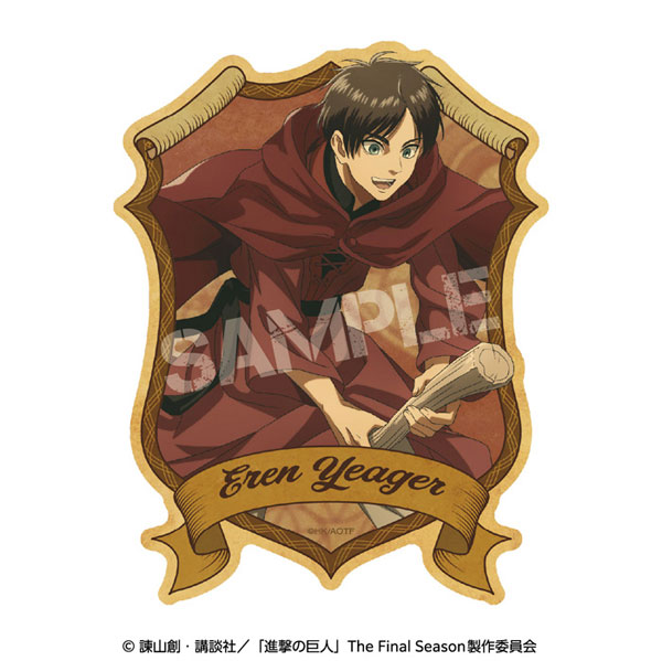 TVアニメ「進撃の巨人」 トラベルステッカー 1.エレン(魔法使い)[エンスカイ]《発売済・在庫品》
