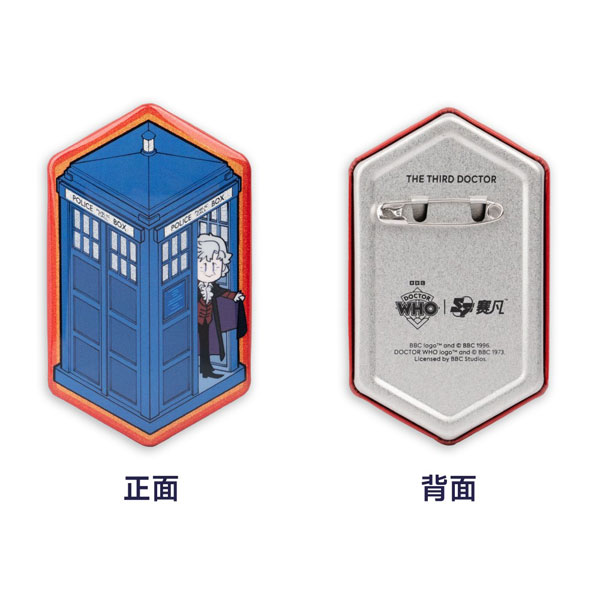 ドクター・フー 3代目ドクターシリーズ 缶バッジ[SCIFI Fanspace]《発売済・在庫品》