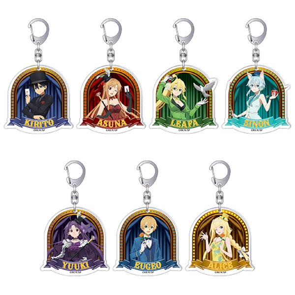 ソードアート・オンライン アクリルキーホルダーコレクション MAGIC SHOWTIME 7個入りBOX