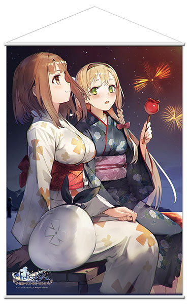 【C97限定】コミケ ライザのアトリエ 温泉 トリダモノ B1タペストリー ライザのアトリエ タペストリー B1 特大タペストリー 温泉 ガスト C97