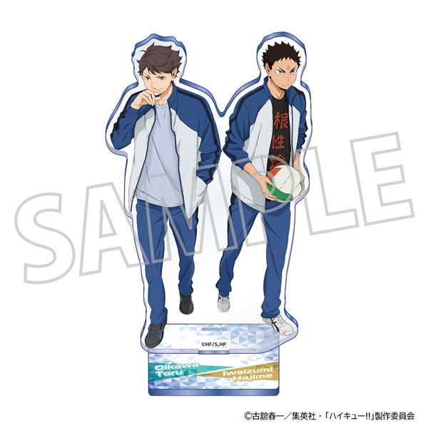 ハイキュー にとたん ビブス 岩泉 及川 セット ハイキュー！！ ふちからすたんど(アクリルスタンド) 及川・岩泉