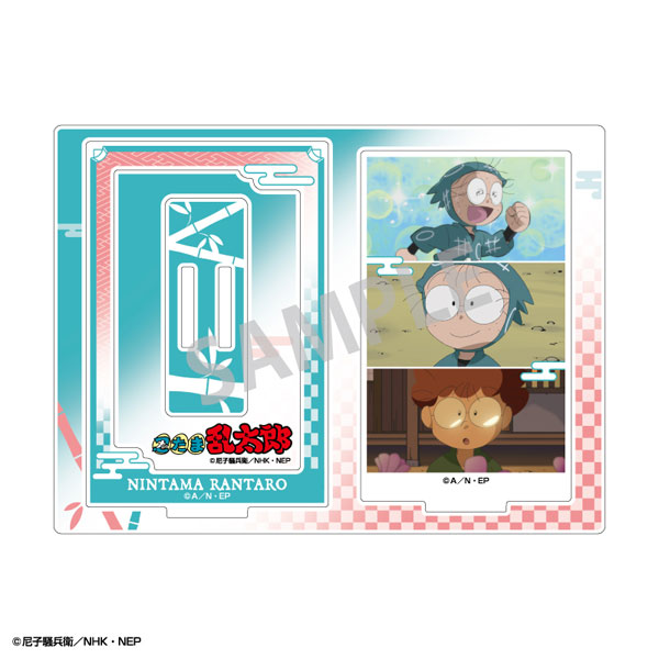 忍たま乱太郎 カゴメ 森永乳業 アクリルスタンド デザインプレート
