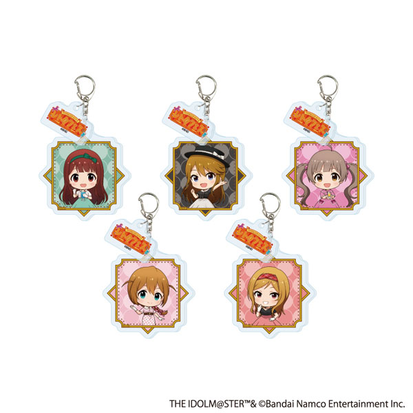 パーツ付きアクリルキーホルダー『アイドルマスター』シリーズ×西武園ゆうえんち レトロフェス ミリオンライブ！ BOX[A3]