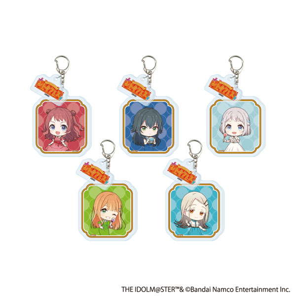 パーツ付きアクリルキーホルダー「『アイドルマスター』シリーズ×西武園ゆうえんち レトロフェス」06/学園アイドルマスター BOX[A3]