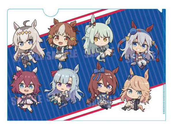 アニメ『ウマ娘 シンデレラグレイ』 ぷかっしゅクリアファイル A