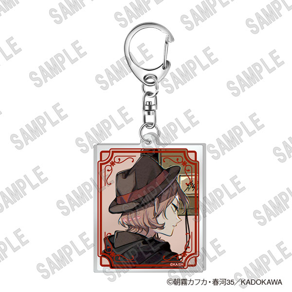 文豪ストレイドッグス　太宰治　中原中也　　キーホルダー 文豪ストレイドッグス」 アクリルキーホルダー(C106)中原中也