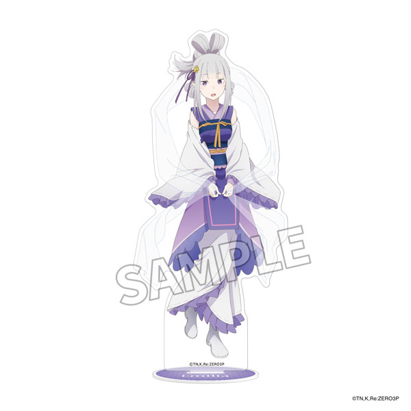 希少　レア　Re:ゼロから始める異世界生活　アクリルスタンド　エミリア　初音ミク Re;ゼロから始める異世界生活 リゼロ エミリア アクリルスタンド