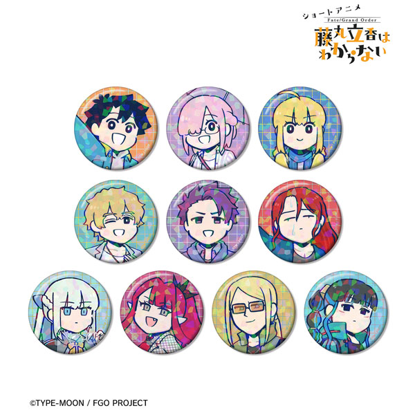 Fate/Grand Order 藤丸立香はわからない 槌田先生 描き下ろし 梅雨の合間に トレーディングホログラム缶バッジ BOX[アルマビアンカ]《在庫切れ》