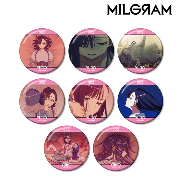 MILGRAM -ミルグラム- トレーディング MV 缶バッジ ユノ『ライフ』 8個