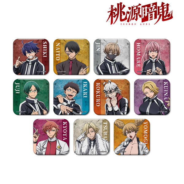 桃源暗鬼 トレーディングスクエア缶バッジ 11個入りBOX[アルマビアンカ