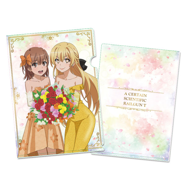 とある科学の超電磁砲 御坂美琴 クリアファイル 3枚セット とある科学の超電磁砲 御坂美琴 白井黒子 部屋着ver. クリアファイル