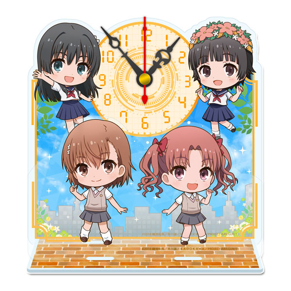 とある科学の超電磁砲T ぷちちょこミニアクリル置時計 A[シーズナルプランツ]《在庫切れ》