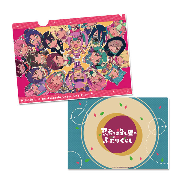 忍者と殺し屋のふたりぐらし クリアファイル 集合[シーズナルプランツ]《発売済・在庫品》