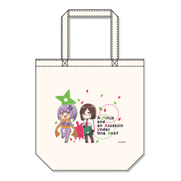 忍者と殺し屋のふたりぐらし キャンバストートバッグ[シーズナルプランツ]