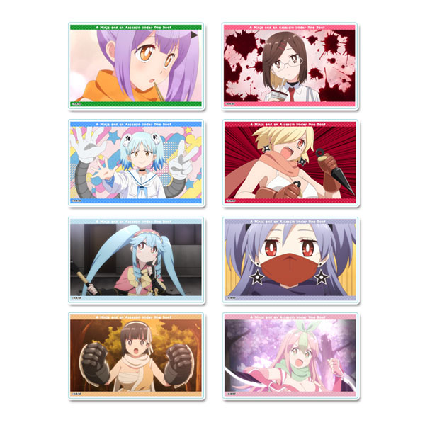 忍者と殺し屋のふたりぐらし トレーディングアクリルカード 8個入りBOX[シーズナルプランツ]《発売済・在庫品》