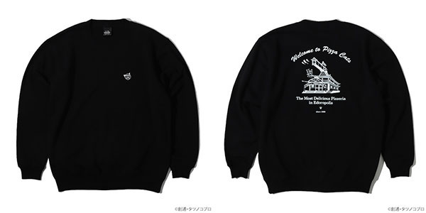 キャッ党忍伝てやんでえ ピザキャットのスウェット 黒 XL
