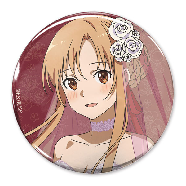 ソードアート・オンライン 描き下ろし アスナ 65mm缶バッジ