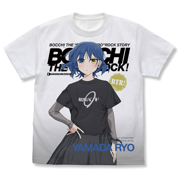 ぼざろ展 山田リョウ Tシャツ　新品　結束バンドKESSOKUBAND アニメ「ぼっち・ざ・ろっく！」 山田リョウ フルグラフィックT