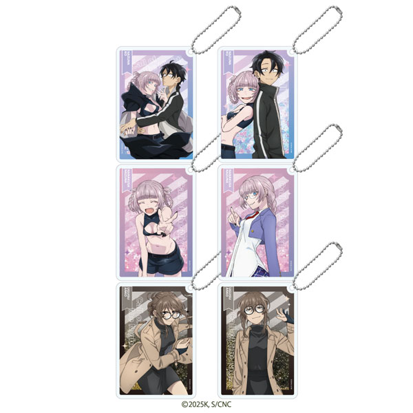 よふかしのうた ランダム グリッターキーホルダー 6個入りBOX[MAW]《在庫切れ》